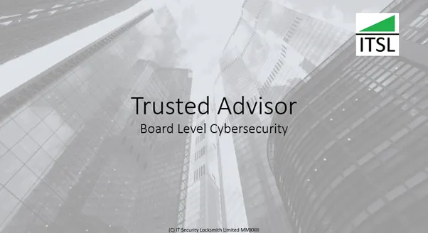 Title page with graphics from cybersecurity course