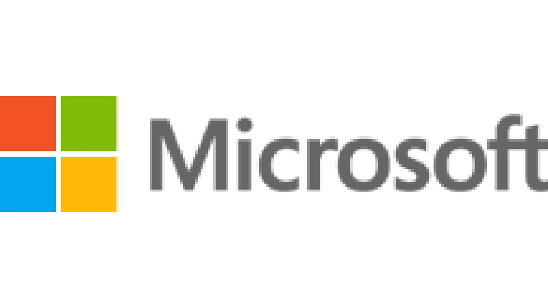 Picture of the Microsoft logo with red, green, blue and yellow squares.